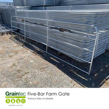 Load image into Gallery viewer, Five-Bar Farm Gate, galvanised steel, various sizes available | Graintec Scientific