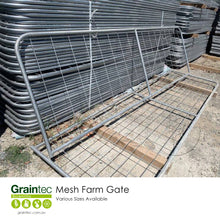 Load image into Gallery viewer, Durable Mesh Farm Gate used for securing property boundary or animal paddock entry | Graintec Scientific
