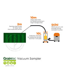 Load image into Gallery viewer, Graintec Vacuum Sampler - Schematic Illustration | Graintec Scientific