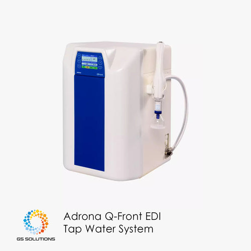 Designed for general lab applications and inorganic analytical methods, The Adrona Q-Front EDI is the perfect choice for labs with high daily pure and ultrapure water consumption.