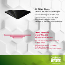 Load image into Gallery viewer, Air Filter Blaster vs Other Versions | The Air Filter Blaster is available at www.graintec.com.au