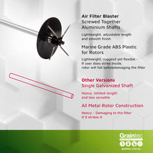 Load image into Gallery viewer, Air Filter Blaster vs Other Versions | The Air Filter Blaster is available at www.graintec.com.au