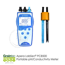 Load image into Gallery viewer, Apera LabSen® Portable pH/ Conductivity Meters