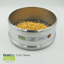 Load image into Gallery viewer, Maize / Soy Bean commodity sieve, manufactured to Grain Trade Australia specifications. Available from Graintec Scientific | www.graintec.com.au
