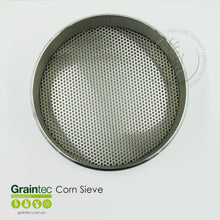 Load image into Gallery viewer, Maize/ Soy Bean Sieve: 4.75mm Round-hole, 300mm diameter sieve, high-sided