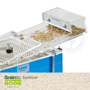 The Sortimat is designed for sorting and classifying agricultural grain crops and products derived from them. Available from Graintec Scientific (Australia) | www.graintec.com.au