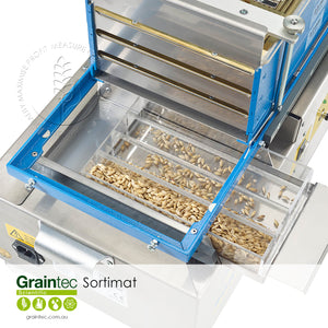 Pfeuffer Sortimat - For sorting and appraisal of grain, legumes, oil seeds and pellets. Available from Graintec Scientific (Australia) | www.graintec.com.au