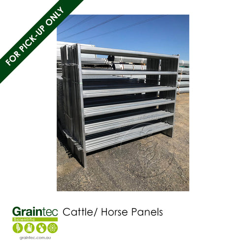 Heavy-duty Cattle and Horse Yard Panels (2.1m wide) in stock | Graintec Scientific