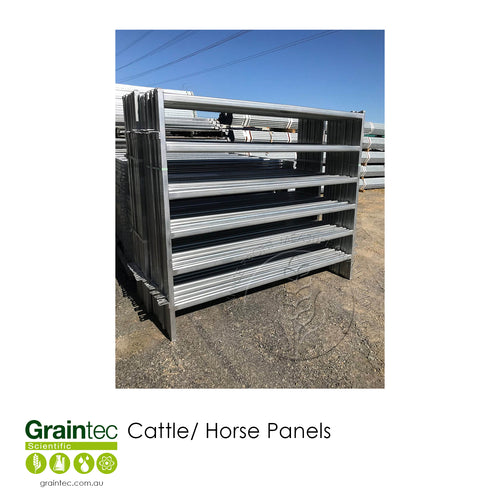Heavy-duty Cattle and Horse Yard Panels (2.1m wide) in stock | Graintec Scientific