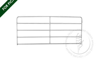 Five-Bar Farm Gate, galvanised steel, suitable for large cattle and horse paddock entry | Graintec Scientific