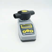 Load image into Gallery viewer, Pfeuffer HE Lite grain moisture meter with Graintec branding, front view on a seamless white background.
