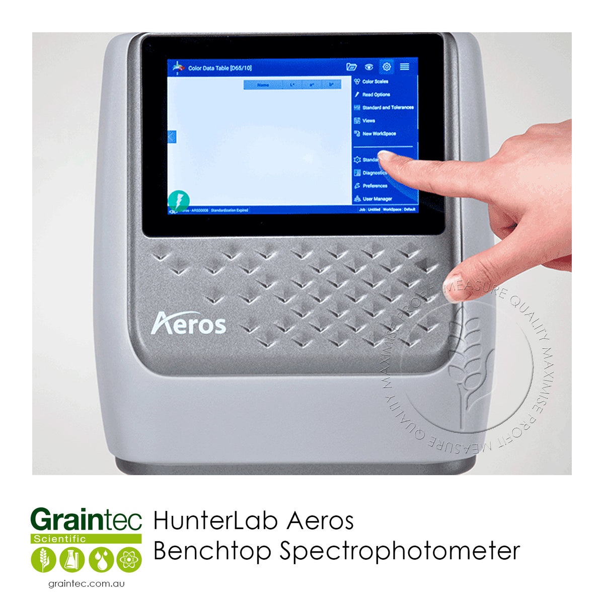 HunterLab Aeros Spectrophotometer – Non-Contact Colour Measurement for ...
