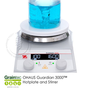 OHAUS Guardian 3000™ Hotplates and Stirrers