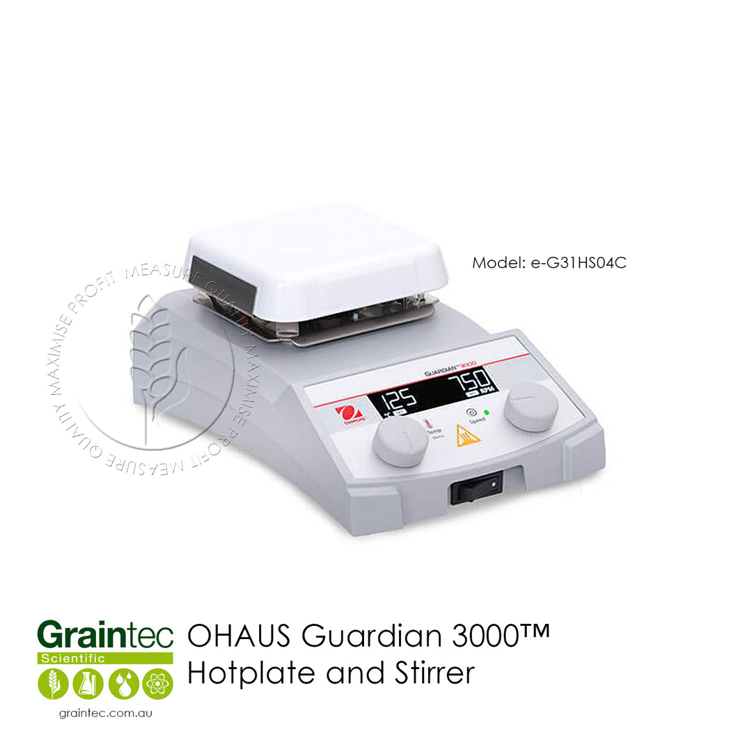 OHAUS Guardian 3000™ Hotplates and Stirrers