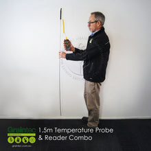 Load image into Gallery viewer, 1.5m Temperature Probe &amp; Reader Combo - Protect Grain Quality | Graintec Scientific
