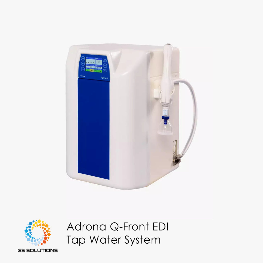 Designed for general lab applications and inorganic analytical methods, The Adrona Q-Front EDI is the perfect choice for labs with high daily pure and ultrapure water consumption.