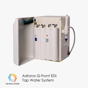 Designed for general lab applications and inorganic analytical methods, The Adrona Q-Front EDI is the perfect choice for labs with high daily pure and ultrapure water consumption.