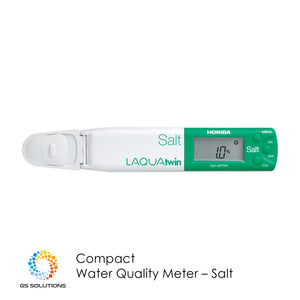 Your lab-in-a-pocket. Experience precise salt concentration measurement with Horiba's compact water quality meter.