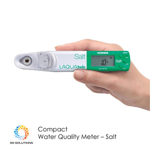 Compact Water Quality Meter for Salt Measurement | Ideal for viscous liquids, solids, and powder samples