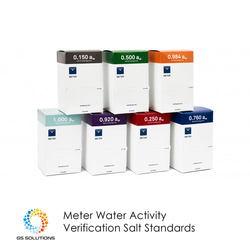 Water Activity Verification Salt Standards | Available from GS Solutions (Graintec Scientific Pty Ltd)