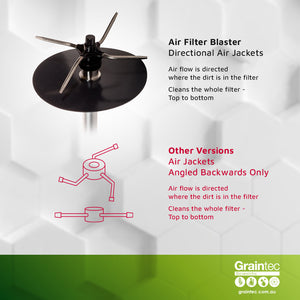 Air Filter Blaster vs Other Versions | The Air Filter Blaster is available at www.graintec.com.au