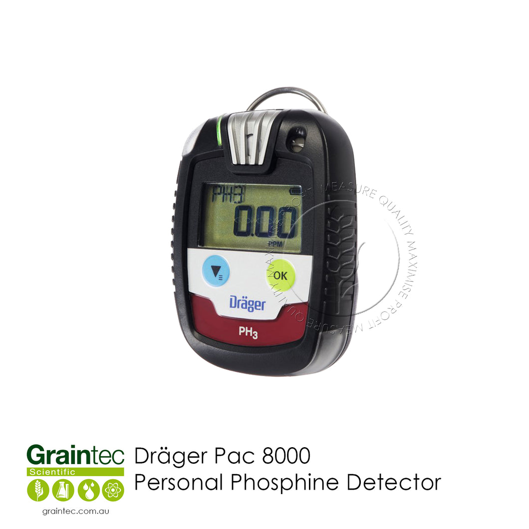 Dräger Pac 8000 Personal Phosphine Detector - Available at Graintec Scientific (Australia)