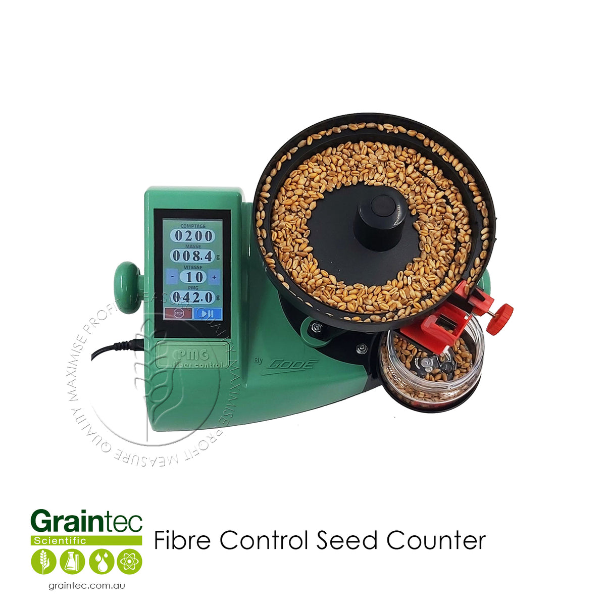 Fiber Counter Fibre Control Seed Counter – Precision Grain Counting & TKW Analysis ...
