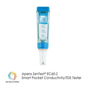 Apera ZenTest® EC60-Z Smart Pocket Conductivity/TDS Tester | GS Solutions