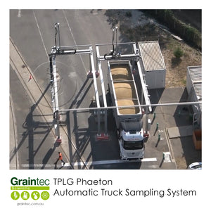 GRAINTEC SCIENTIFIC | TPLG Phaeton Automatic Truck Sampling System - Can take multiple samples in a minimum time from multiple trucks everyday