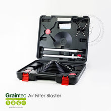 Load image into Gallery viewer, Reduce fuel consumption and prevent engine damage by blasting the dirt out of your heavy machinery filters with the Air Filter Blaster | Available from Graintec Scientific

