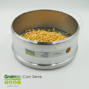 Maize / Soy Bean commodity sieve, manufactured to Grain Trade Australia specifications. Available from Graintec Scientific | www.graintec.com.au 