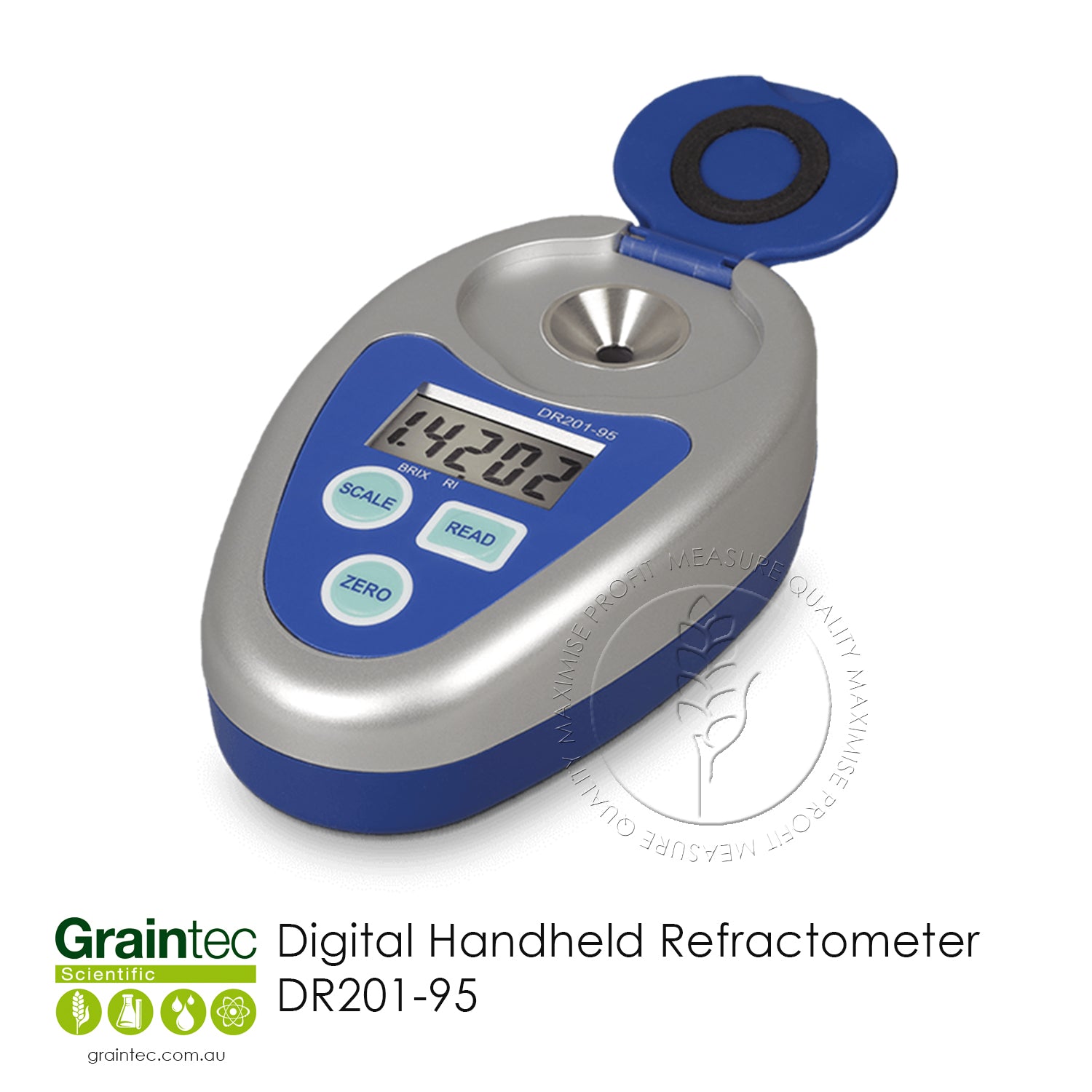 Digital Handheld Refractometer - Accurate and Portable | Graintec ...