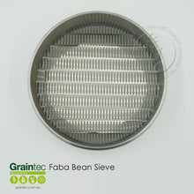 Load image into Gallery viewer, Faba Bean / Field Pea Sieve: Manufactured to Grain Trade Australia specifications. Slot size 3.75mm x 25mm. 300mm diameter sieve, high-sided.
