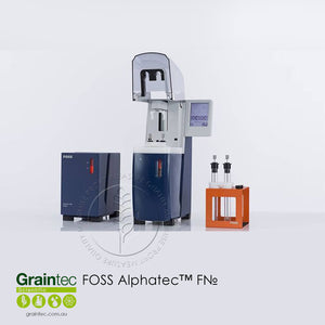 The FOSS Alphatec F№ provides a safe and modern way to perform standard falling number analysis for sprouting damage in grain and enzyme activity in flour. | Available from Graintec Scientific www.graintec.com.au