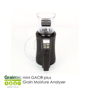 mini GAC® plus Grain Moisture Analyser | Available from Graintec Scientific www.graintec.com.au