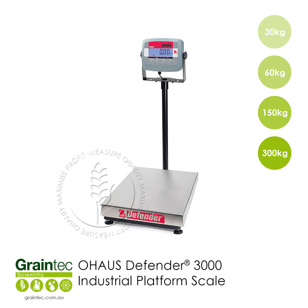 OHAUS Defender® 3000 Industrial Platform Scale