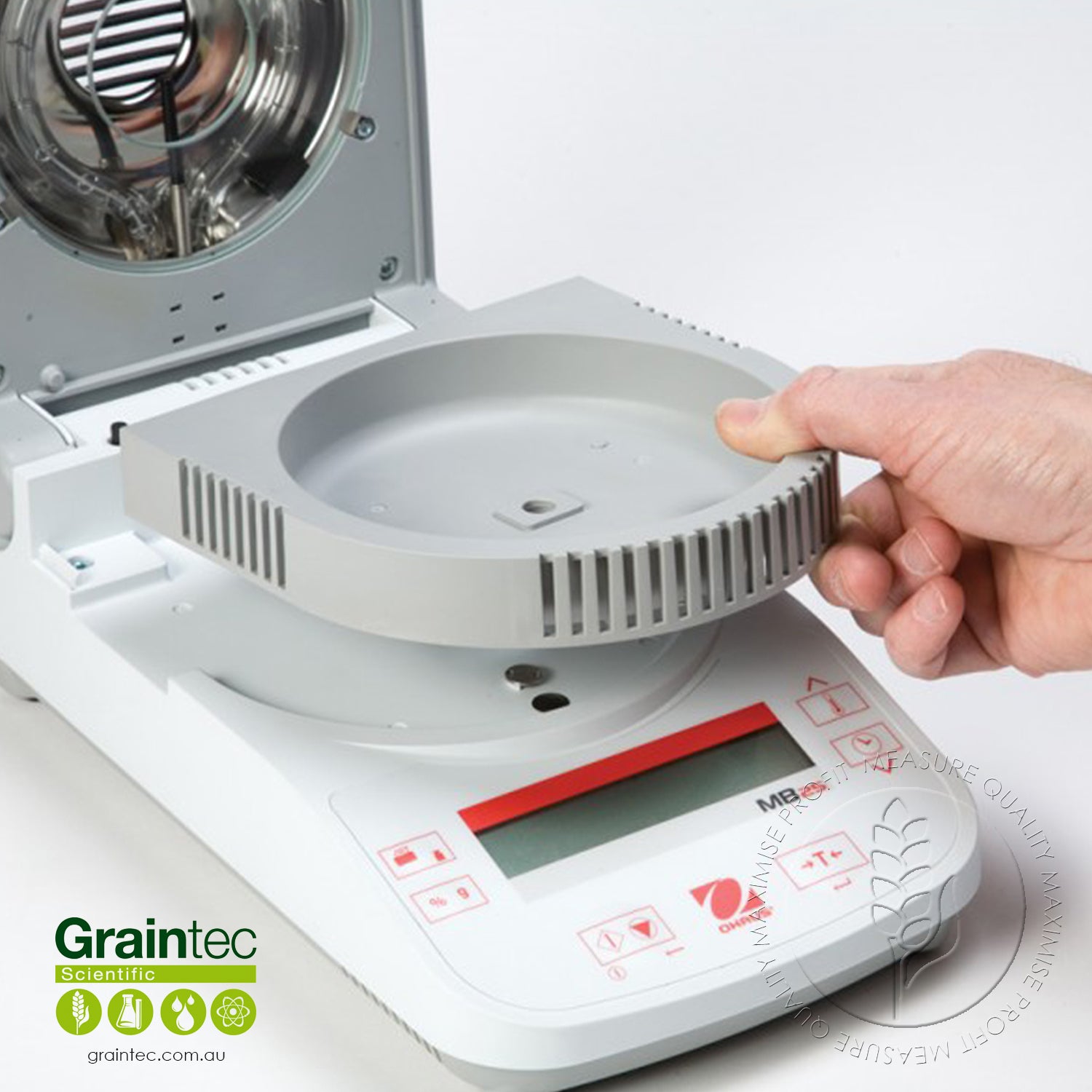 GRAINTEC SCIENTIFIC OHAUS MB25 Moisture Balance Graintec