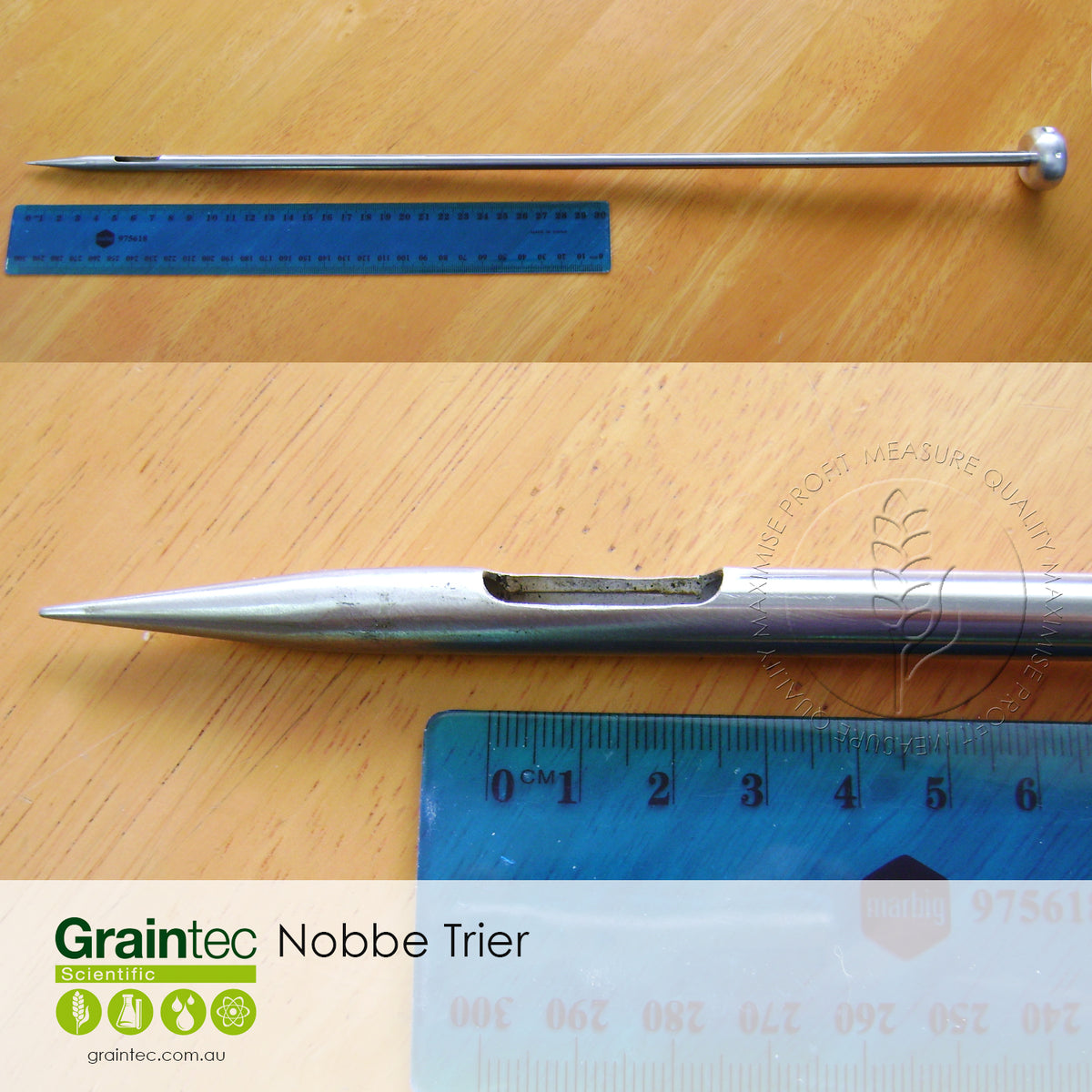 Rotating Nobbe Nobbe Trier - For Accurate Grain Sampling | Graintec Scientific
