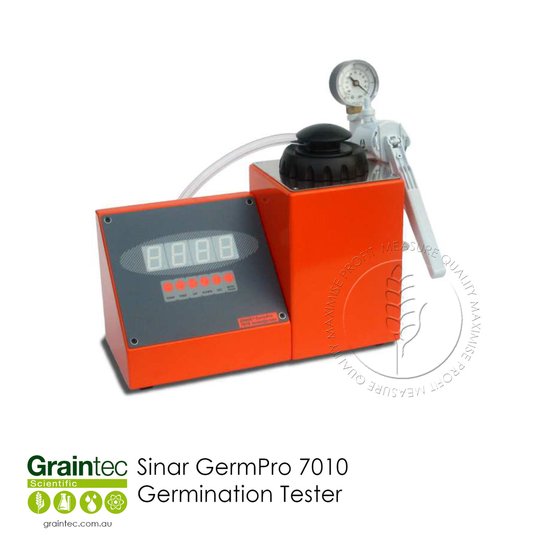 Sinar GermPro 7010 - Makes measuring the enzymatic activity in germs or embryos of grain kernels and seeds fast and simple. Available from Graintec Scientific (Australia) | www.graintec.com.au