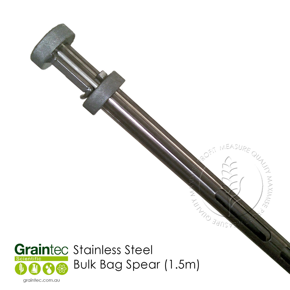 HighQuality Stainless and Aluminium Truck and Bulk Bag Samplers Graintec Scientific