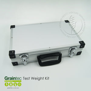 Test Weight Kit: Trade approved 500ml Chondrometer, Ohaus CR2200 balance, protective carry case, test instructions and conversion chart