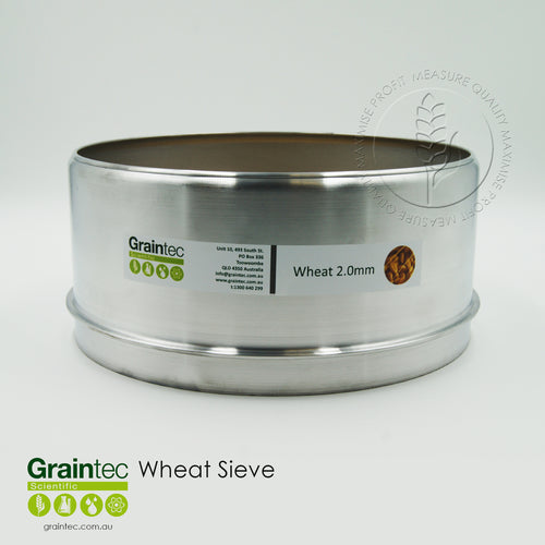 The Wheat/ Sorghum Sieve is available at Graintec Scientific | www.graintec.com.au